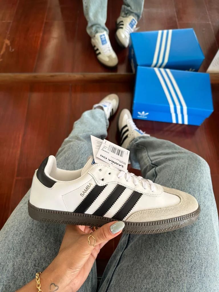 Tênis AD Samba Branco/Cinza