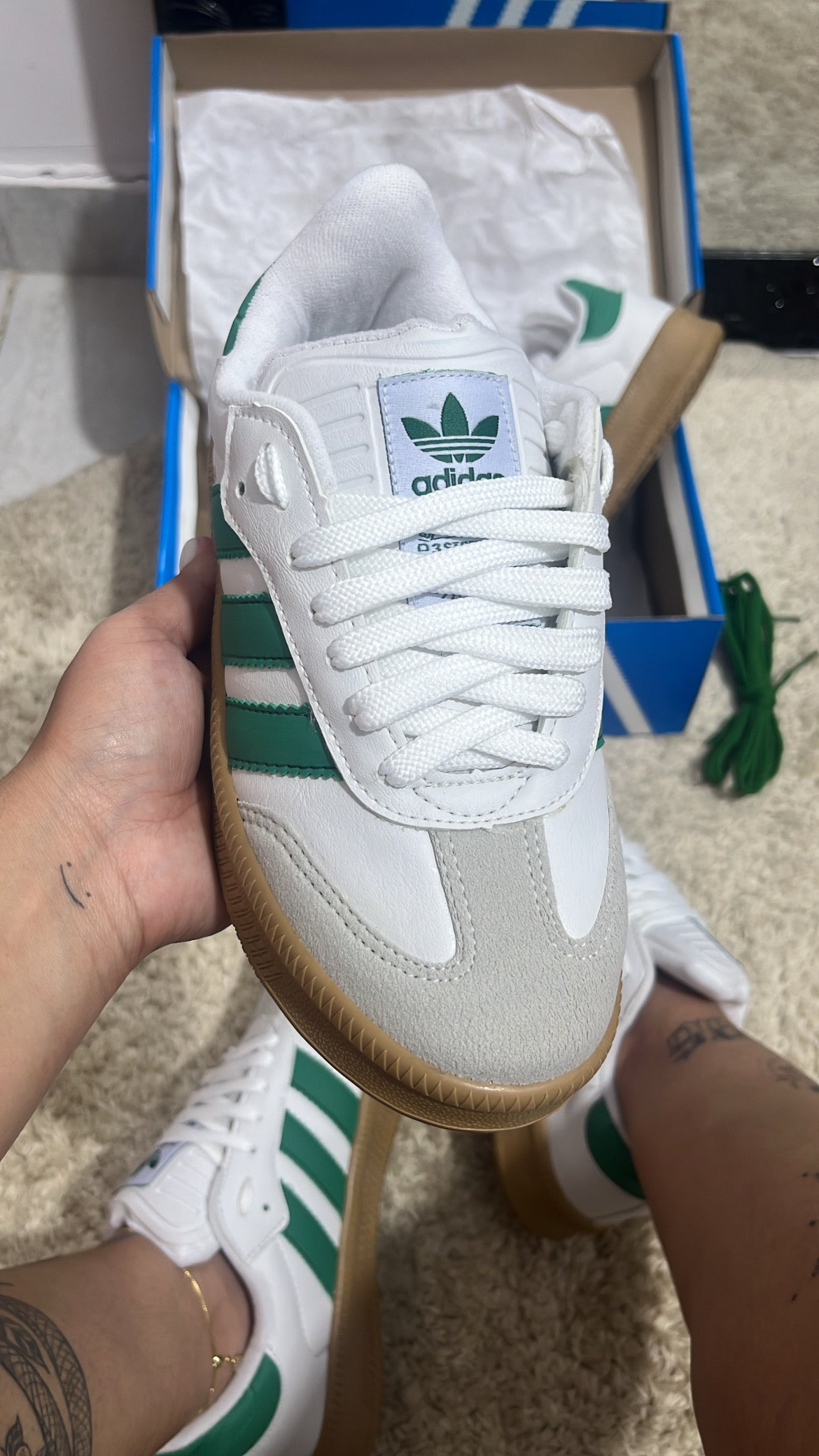 Tênis AD Samba Verde/Branco