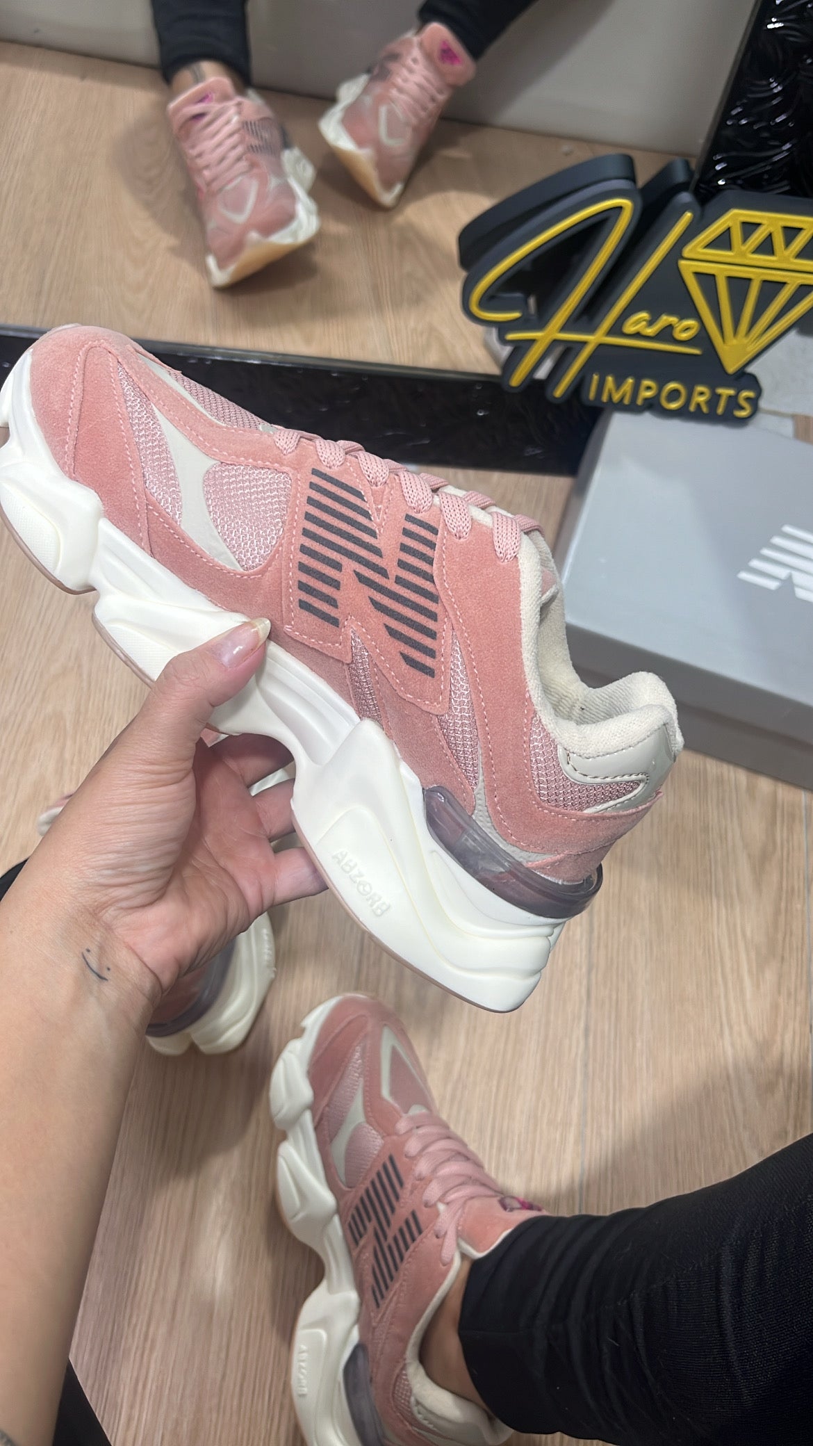 Tênis NB 9060 Nude/Rosa