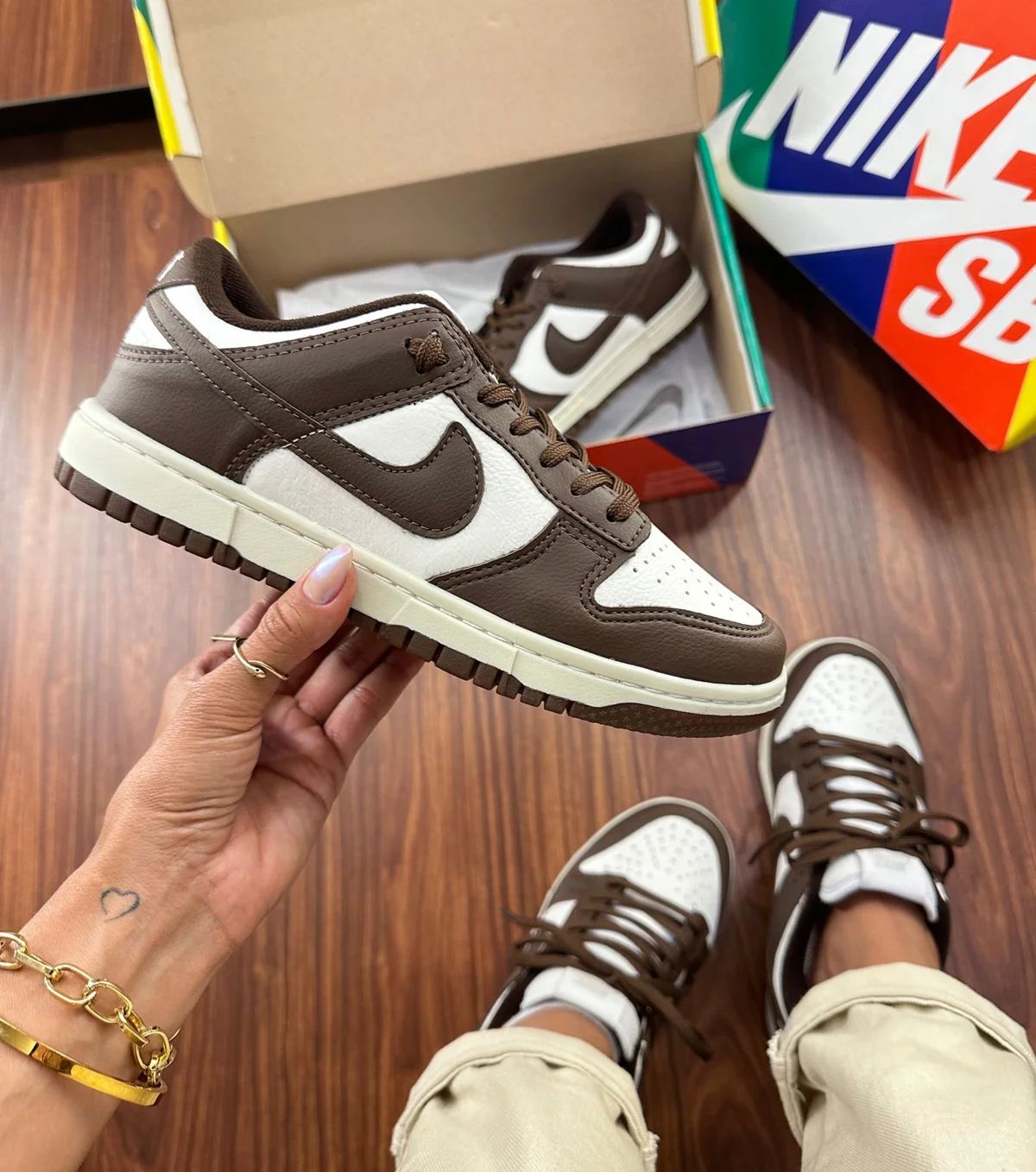 Tênis NK Dunk Cacao